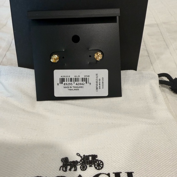 Coach Red and Green Cherry Earrings - Picture 3 of 4